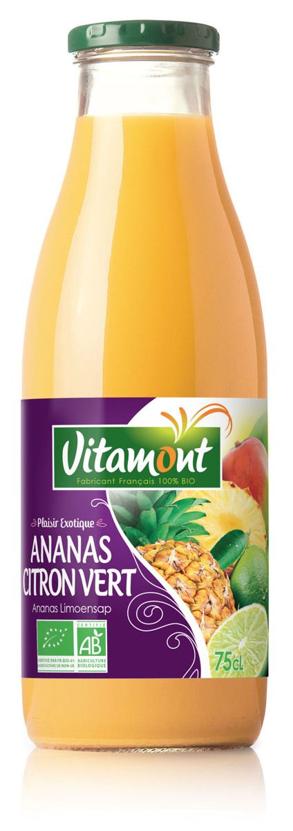 Ananas Citron vert 75 cl bio