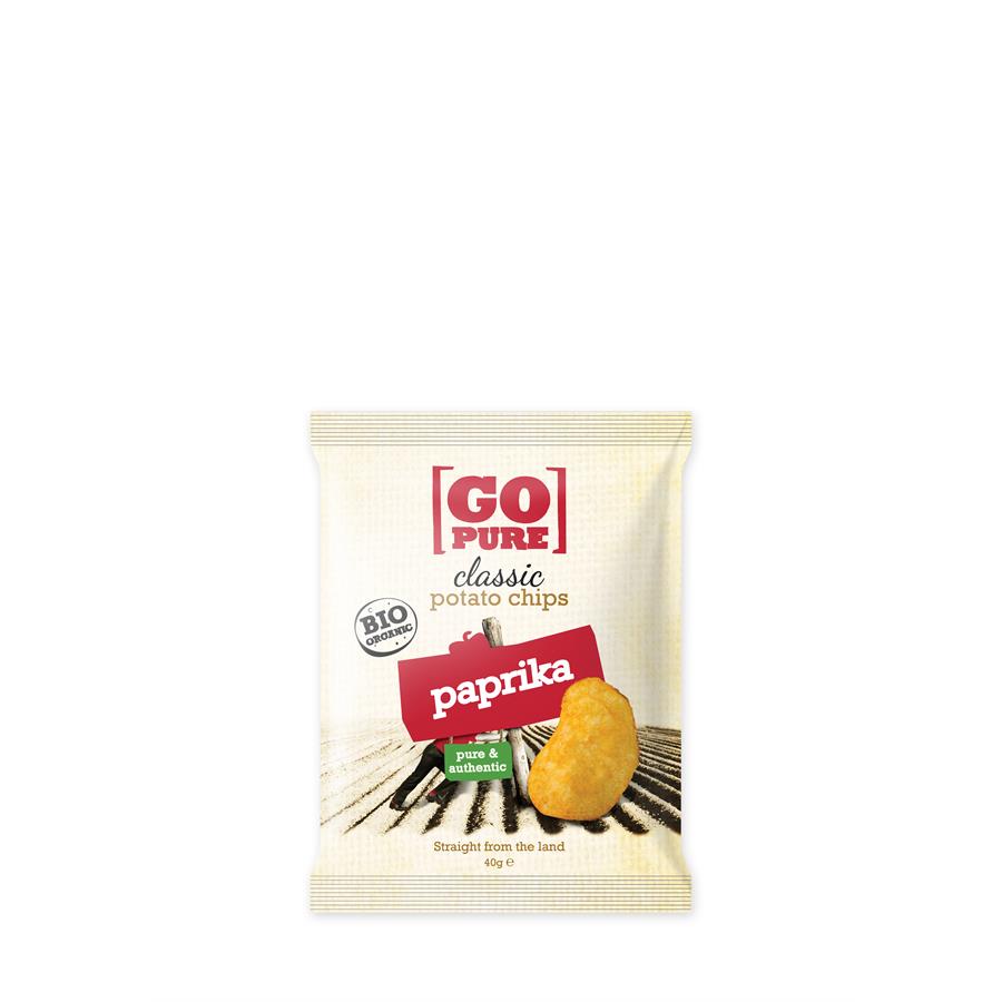Go Pure Chips Paprika (Mini) 40g
