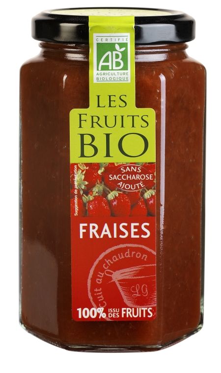 Confiture de fraises bio (300g)