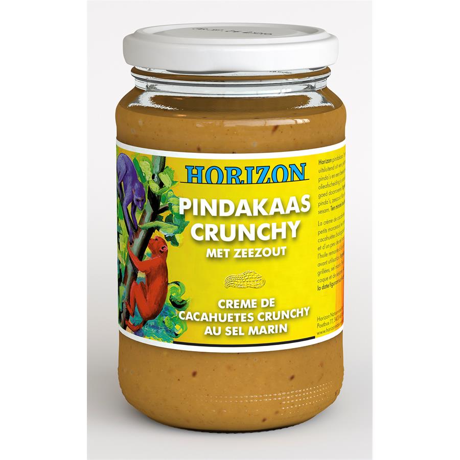 Horizon Creme cacahuete crunchy sel 350g