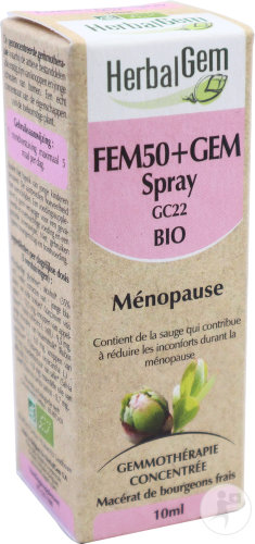 Herbalgem Complexes De Gemmotherapie Fem50+ Bio Spray GC22 10 ml