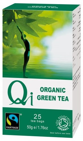 QI - Organic Green Tea (25 tea bags)