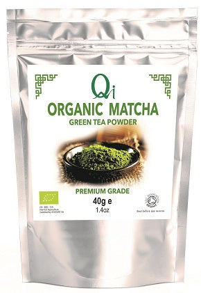 QI - Organic Matcha Green Tea Powder (40g)