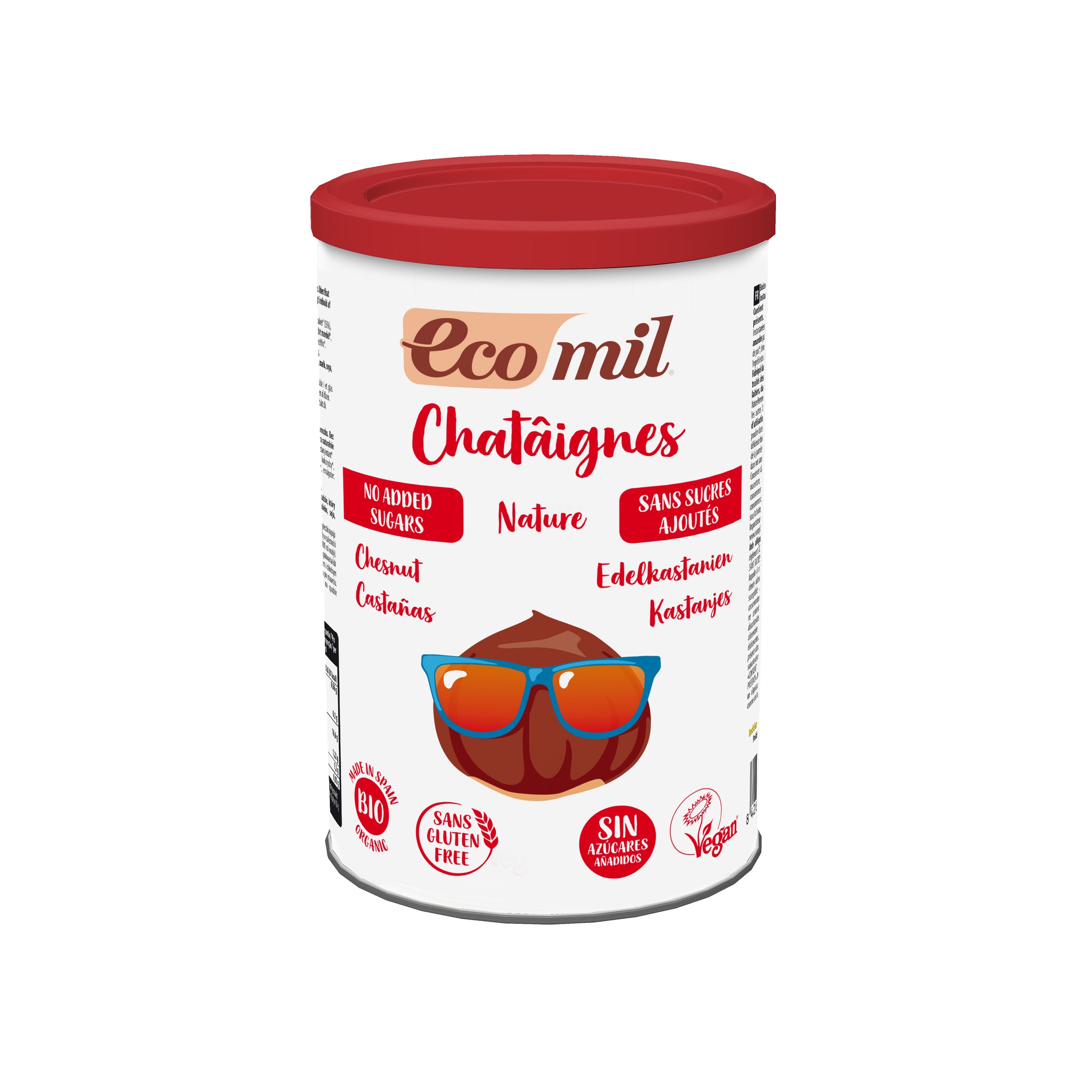 Ecomil - Boisson aux châtaignes sans sucres ajoutés instant Bio (boite 400g)