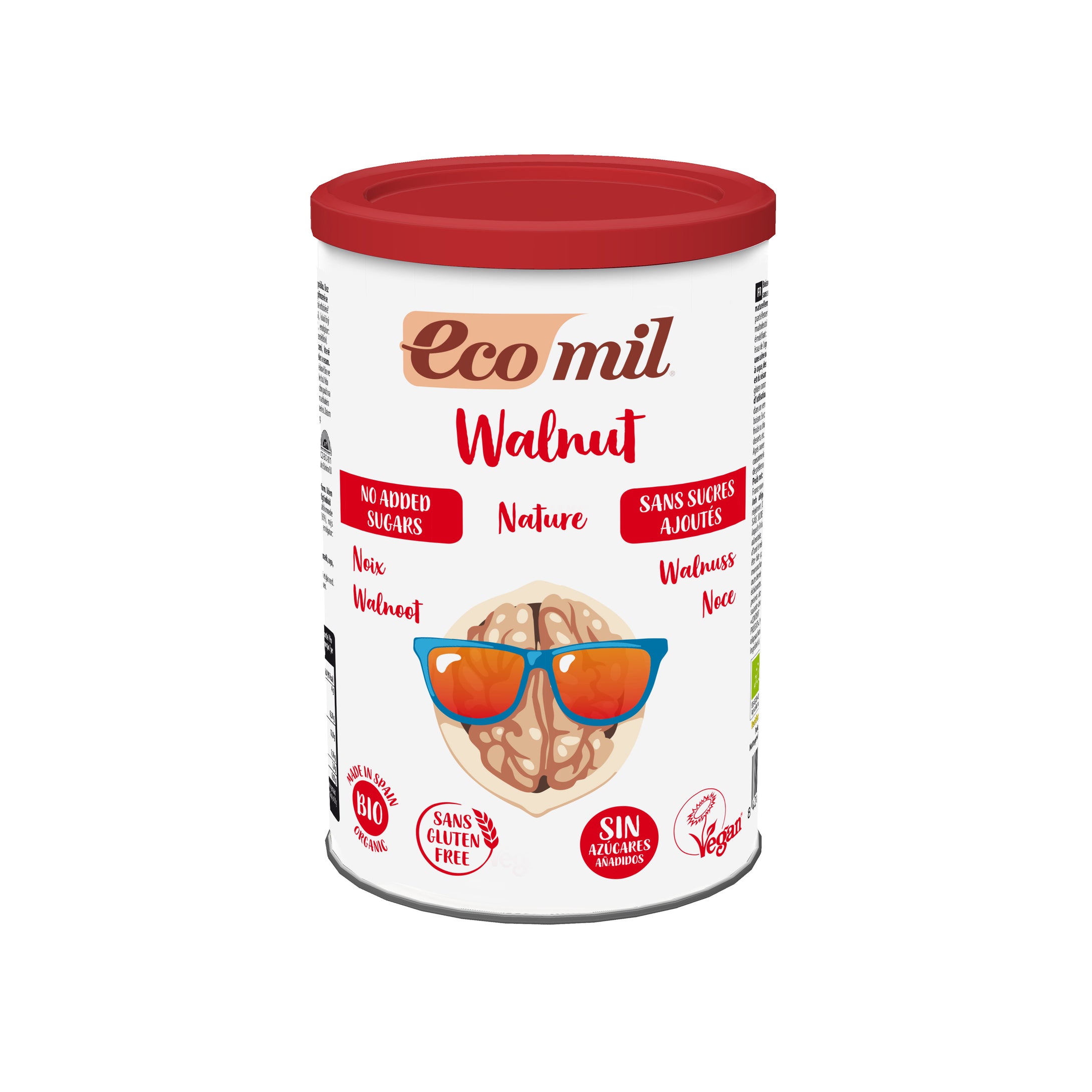 Ecomil - Boisson aux noix sans sucres ajoutés Instant Boite (400g)