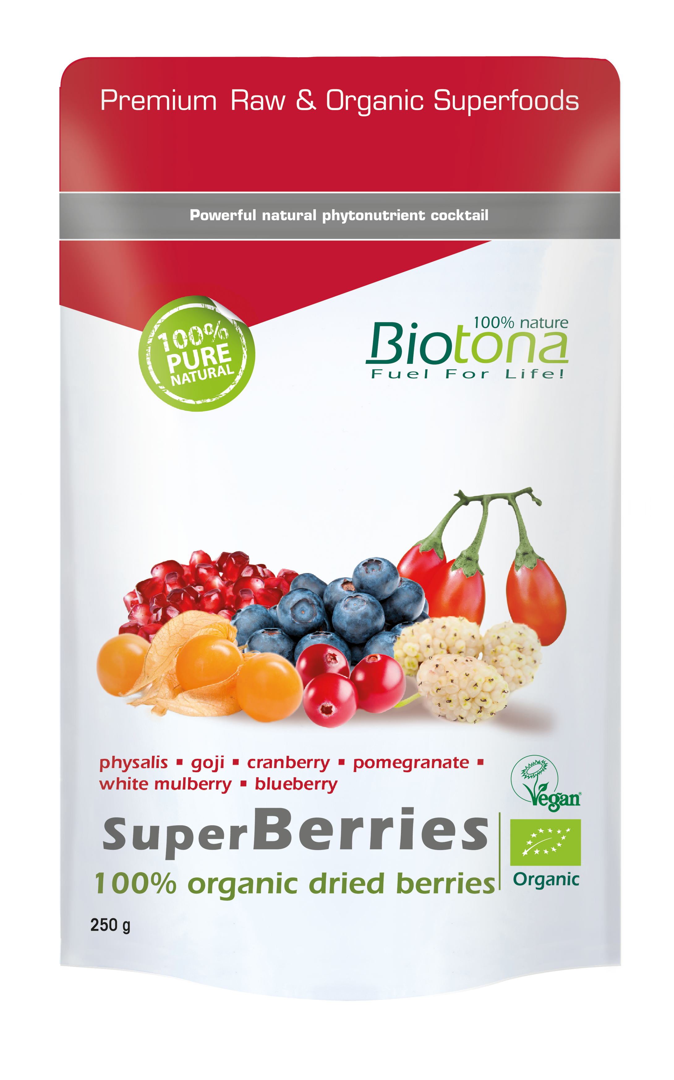 SuperBerries organic dried berries  250 g