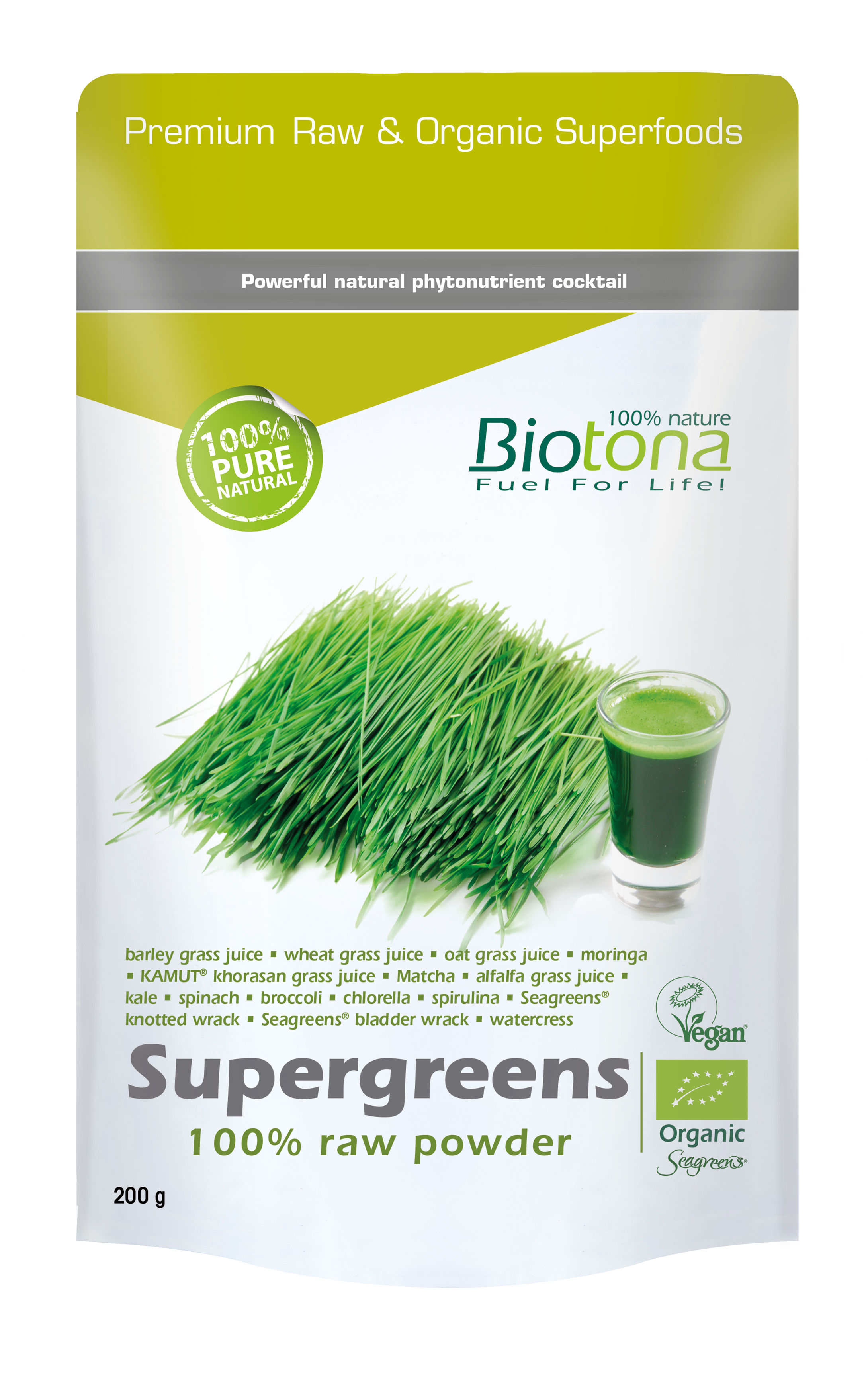 Biotona - Supergreens raw powder (200g)