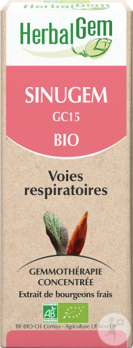 Herbalgem Sinugem GC15 Complexe Voies Respiratoires Bio 50ml