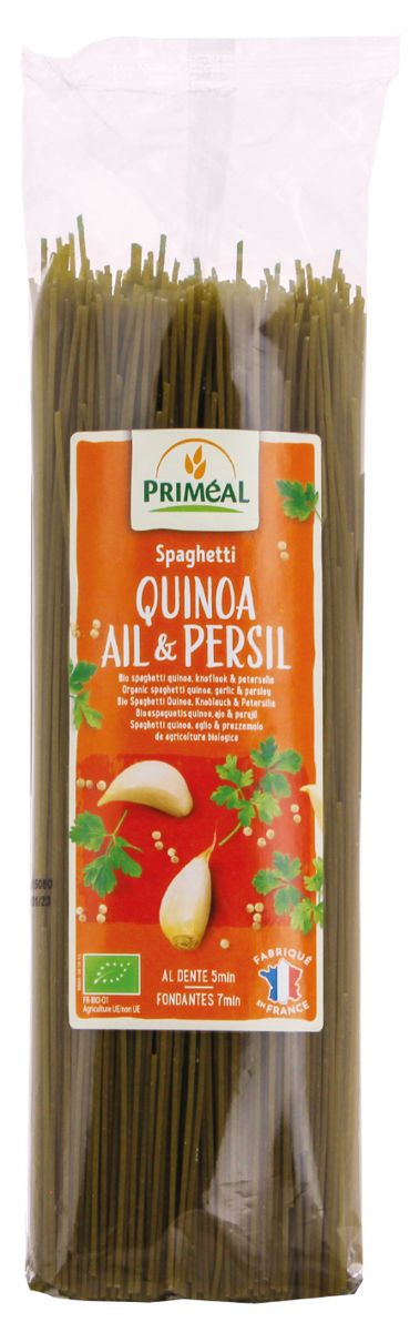 Spaghetti blé & quinoa ail persil 500 g bio