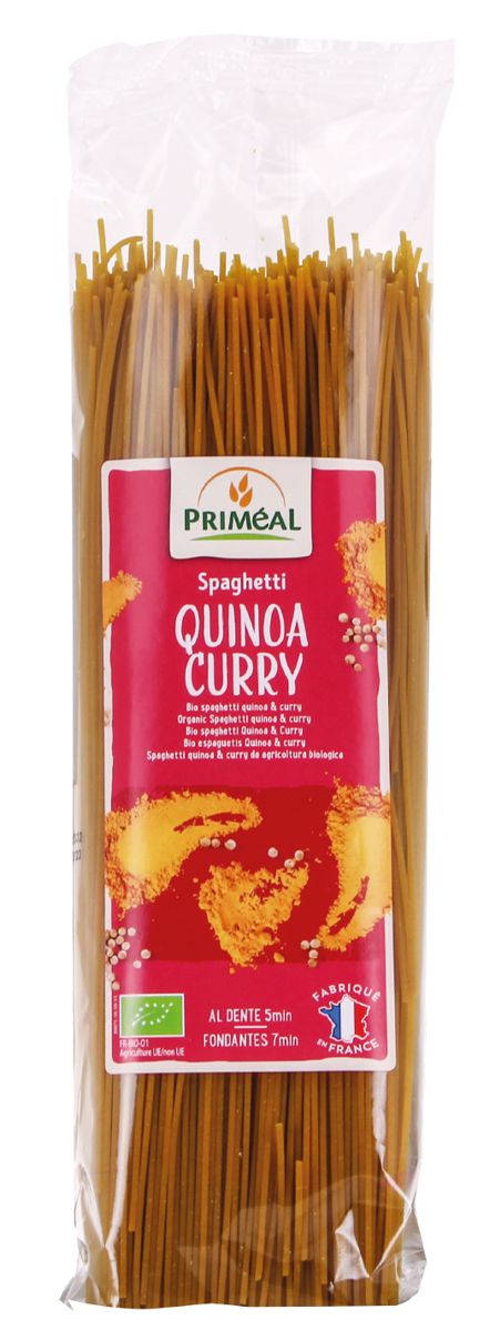 Spaghetti blé & quinoa curry 500 g bio
