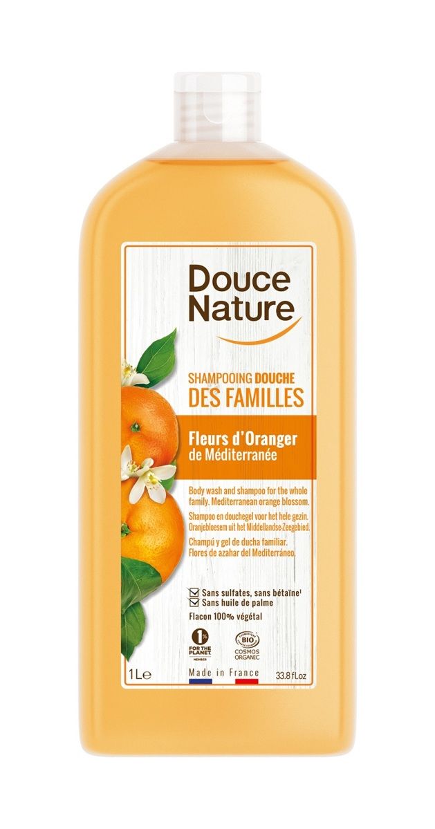 Shampooing douche des familles fleurs d'oranger 1 L