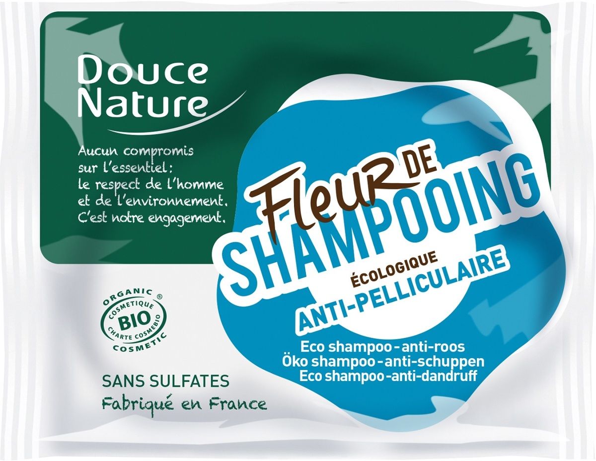Fleur de shampooing anti-pelliculaire présentoir 6 x 85 g bio