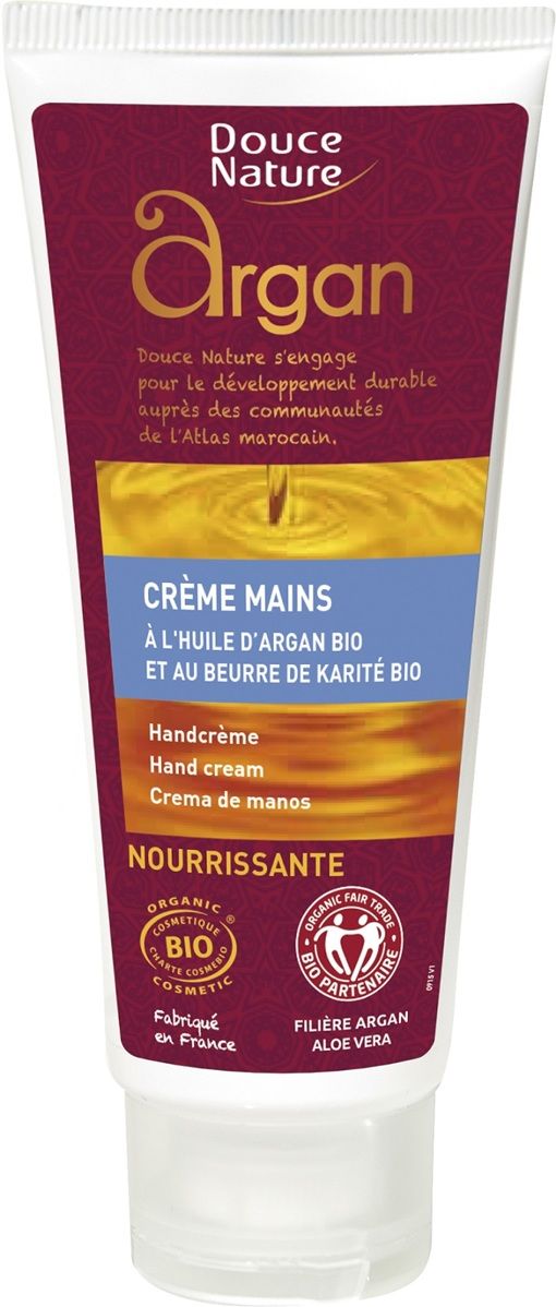 Crème mains argan 60 ml bio