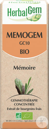 Herbalgem Memogem GC10 Complexe Mémoire Bio 15ml