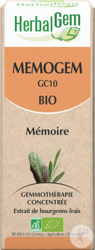 Herbalgem Memogem GC10 Complexe Mémoire Bio 50ml