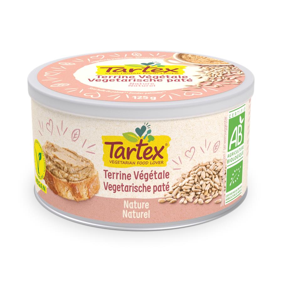 Tartex Terrine vegetale Nature 125g
