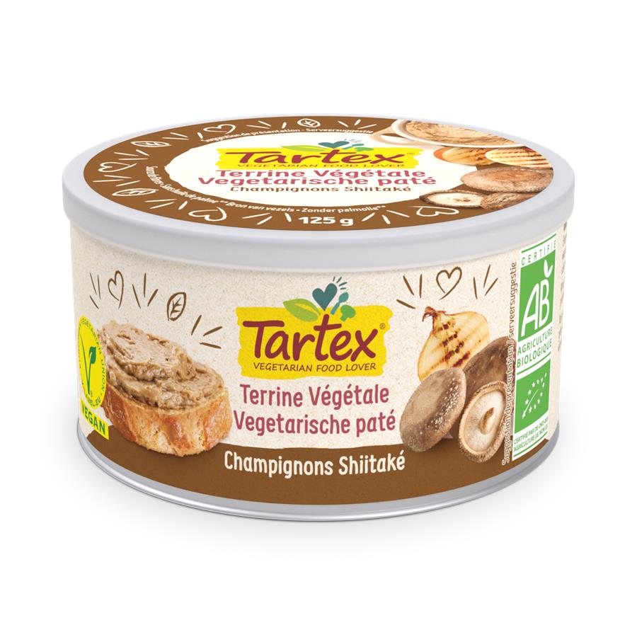Tartex Terrine vegetale Champignon 125g