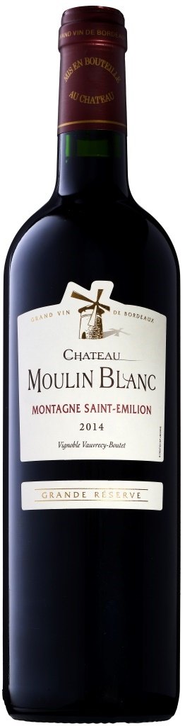 VIN CHATEAU MOULIN BLANC - 75CL Montagne Saint Emilion rouge