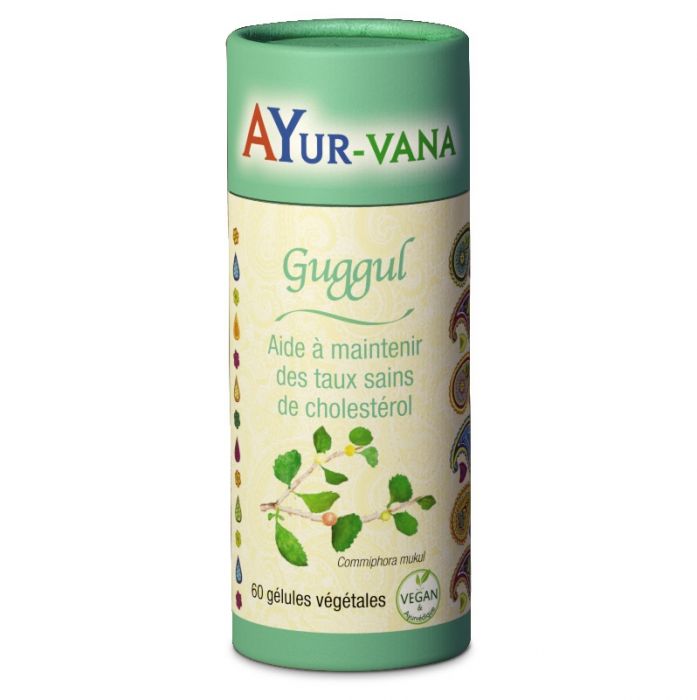 Ayur Vana - Guggul extrait tiré à 2,5% de guggulstérones - 60 gélules