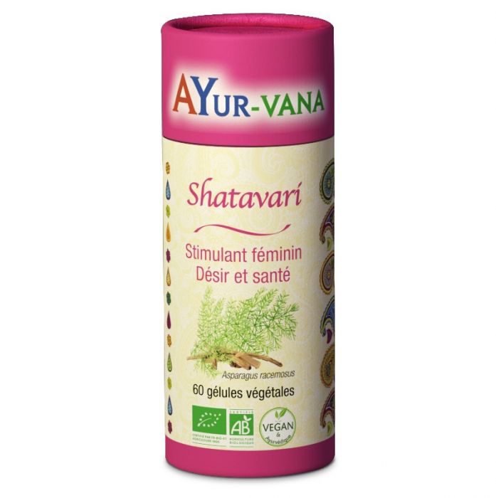 Ayur Vana - Shatavari Bio - 60 gélules (420mg)