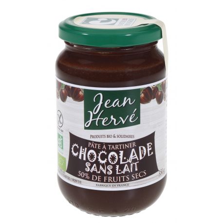 Jean Hervé - Pâte à tartiner Chocolade sans lait Bio (350g - 750g)
