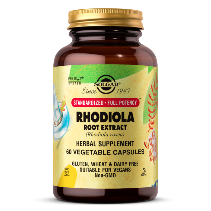 Solgar - Rhodiola Root Extract (60 gélules)