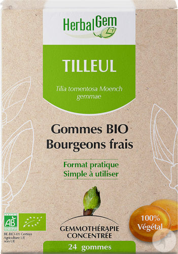 Herbalgem Tilleul Bourgeons Frais Bio 24 Gommes